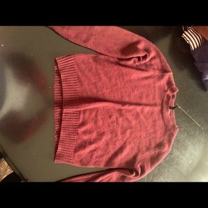 maroon/burgundy sweater size XS/S